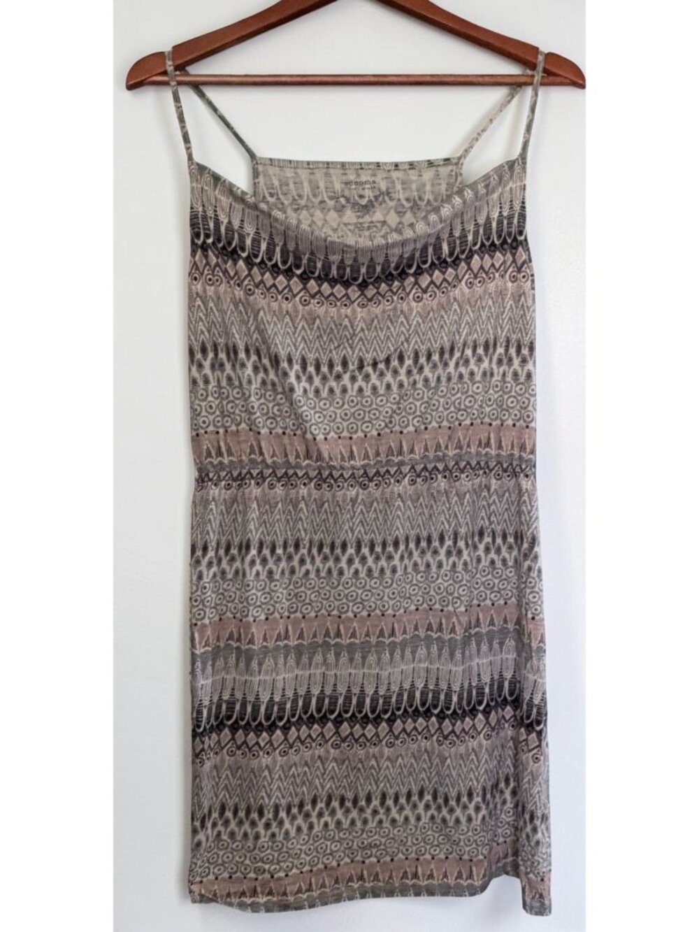 Sonoma Sleeveless Mini Tank Dress XL Boho Print Summer Casual Travel